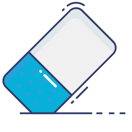 Eraser education removal eraser icon