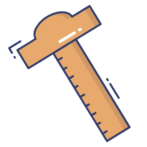 Measurement inches measurement ruler icon
