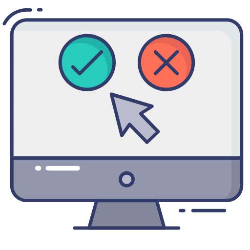 Monitor screen monitor screen selection cursor icon