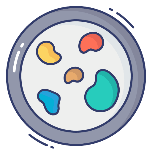 Color palette art and design paint color palette icon