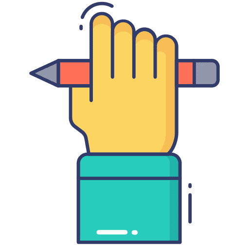 Education student pencil writing icon