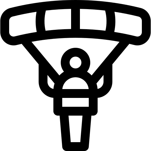 Paragliding paragliding parachute paraglider icon Paragliding paragliding parachute paraglider icon