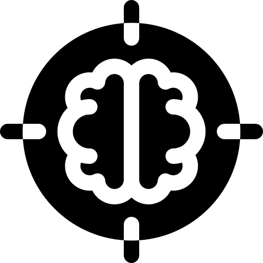Idea aim brain focus icon