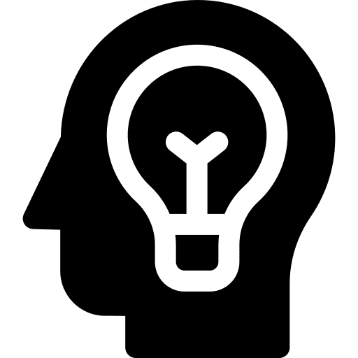 Idea thinking brain think icon Idea thinking brain think icon