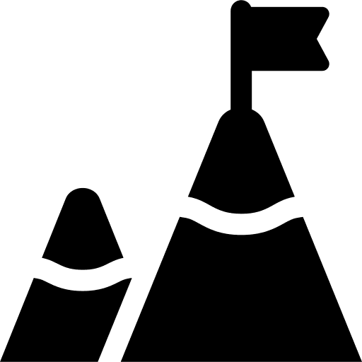 Success achievement milestones challenge icon Success achievement milestones challenge icon