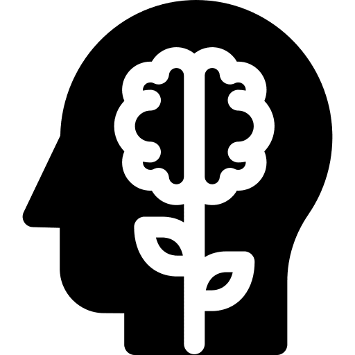 Mind brain knowledge idea icon Mind brain knowledge idea icon