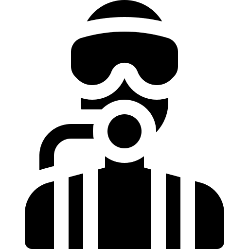 Diver sports and competition occupation diver icon Diver sports and competition occupation diver icon