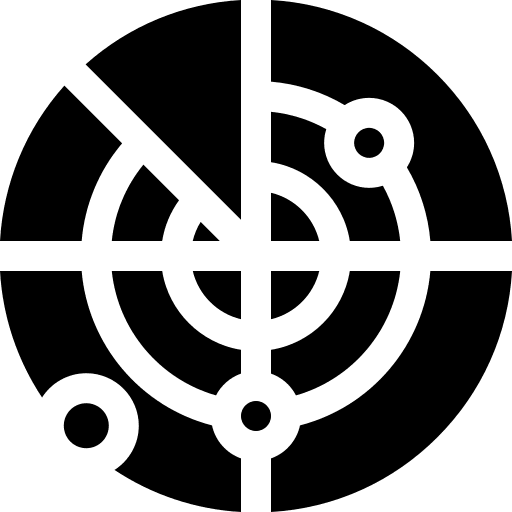 Radar radar proximity sonar icon