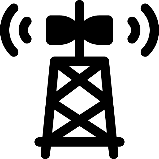 Radio antenna radio antenna radio transmitter signal icon