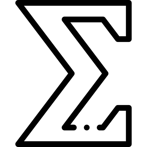 Sigma the sum of mathematical education icon Sigma the sum of mathematical education icon