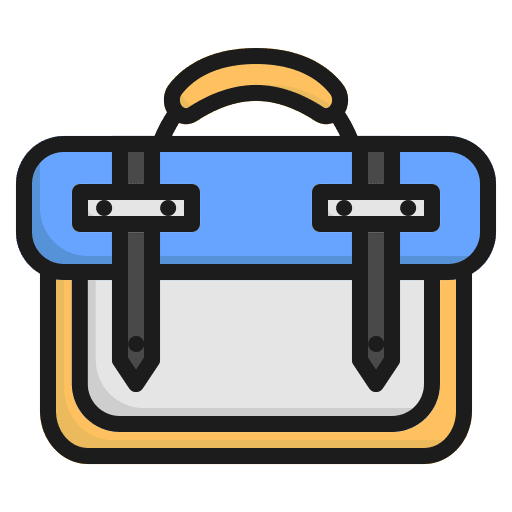 Bag baggage travel briefcase icon