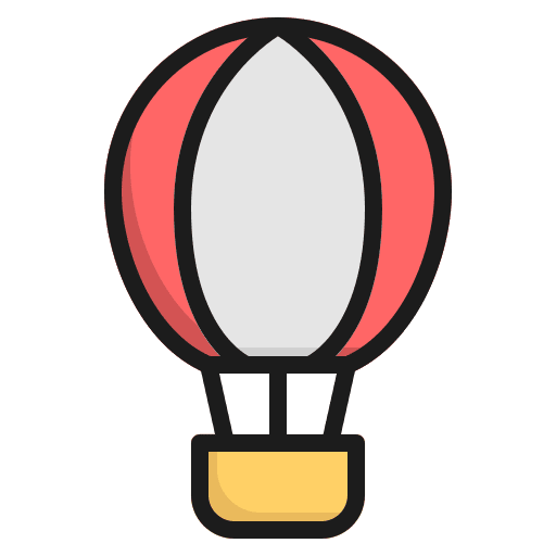 Hot air balloon hot air balloon flight fly icon
