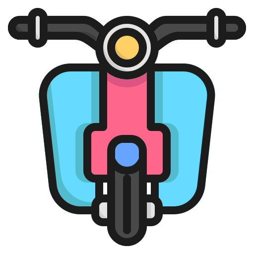 Motorcycle motorcycle transportation scooter icon Motorcycle motorcycle transportation scooter icon