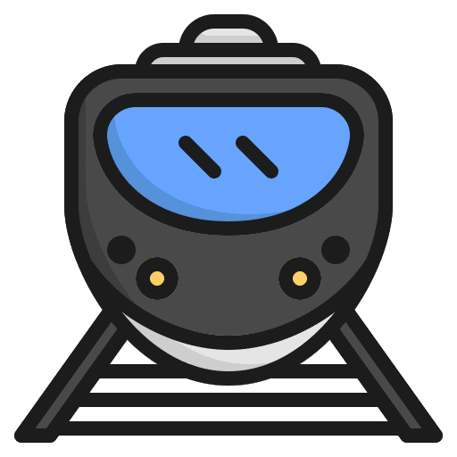 Train subway transportation travel icon Train subway transportation travel icon