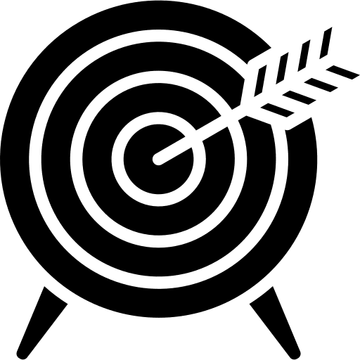 Target bulleye challenge achievement icon