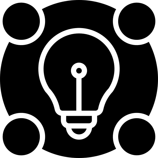 Idea electronic light bulb lightbulb icon