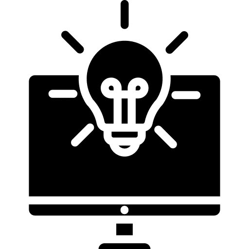 Idea electronics marketing development icon