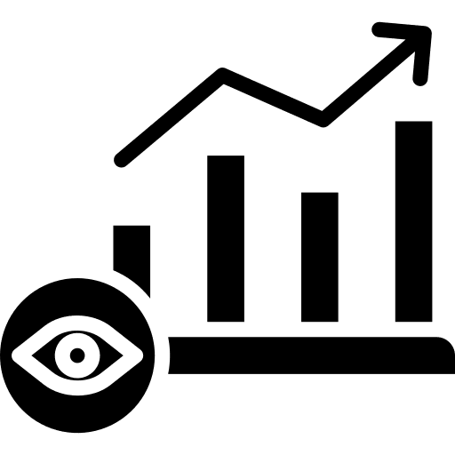 Audience analytics vision seo icon