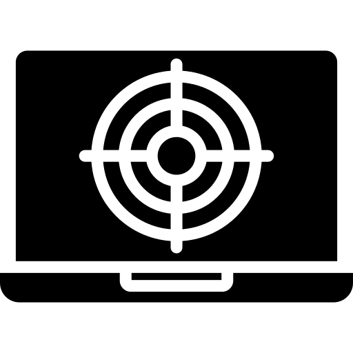 Target goal computer business and finance icon