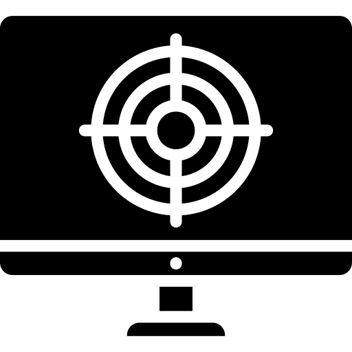 Target mission subject purpose icon
