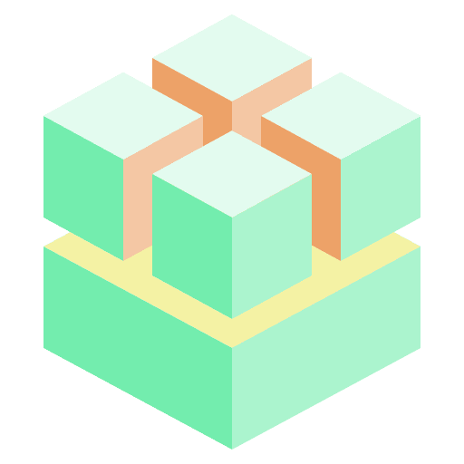 Cube 3d geometric shape cube 3d icon