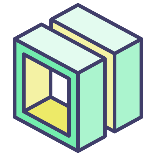 Cube 3d shape interface geometric icon Cube 3d shape interface geometric icon