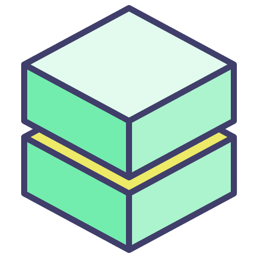 Cube 3d shapes and symbols stack square icon Cube 3d shapes and symbols stack square icon