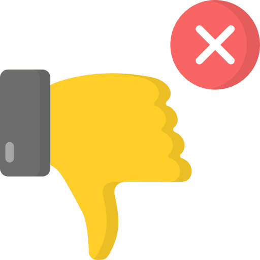 Disagree election disagree dislike icon
