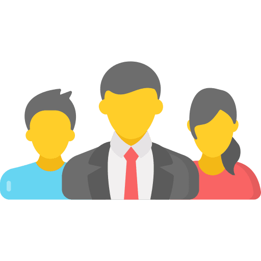 Colleagues business and finance coworkers collaboration icon