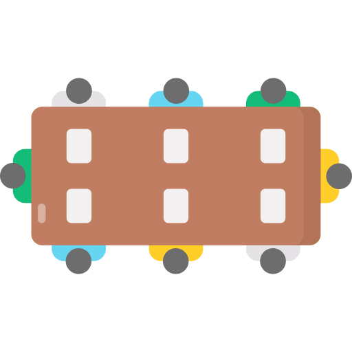 Meeting room brainstorm meeting room conversation icon