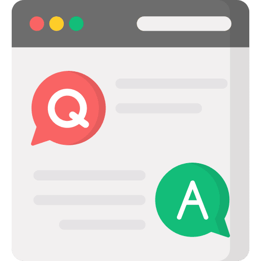 Faq conversation answer faq icon Faq conversation answer faq icon