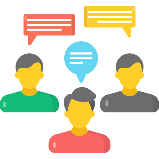 Discussion communications meeting chat icon Discussion communications meeting chat icon