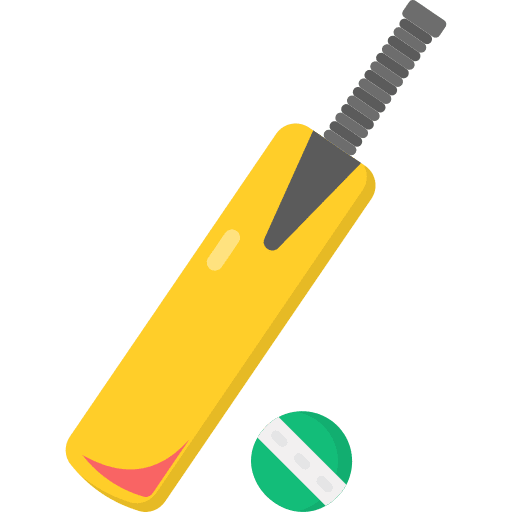 Cricket sport equipment team sport ball icon