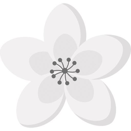 Jasmine springtime botanical jasmine icon