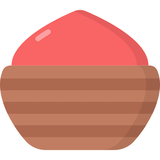 Spices powder chili pepper spices icon