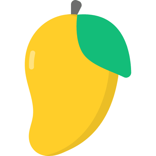 Mango vegan diet organic icon