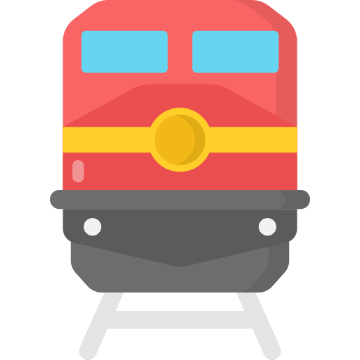 Train transportation underground train icon