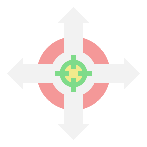 Marketing strategy marketing strategy connect objective icon Marketing strategy marketing strategy connect objective icon