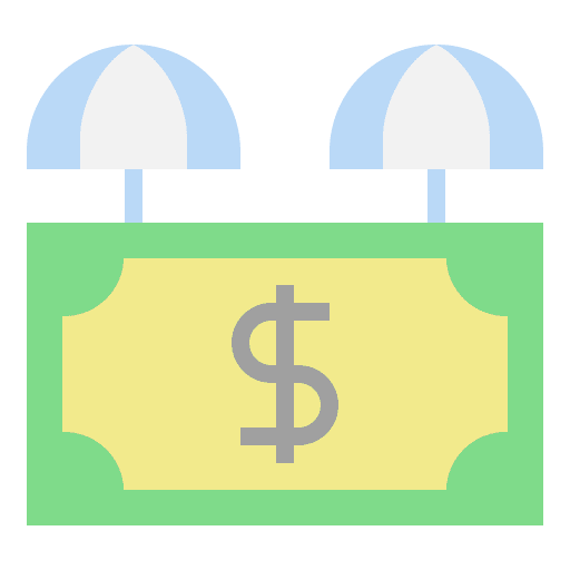 Inflation dollar commerce recession icon Inflation dollar commerce recession icon