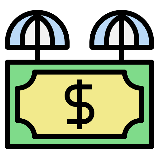 Inflation save money loss recession icon Inflation save money loss recession icon