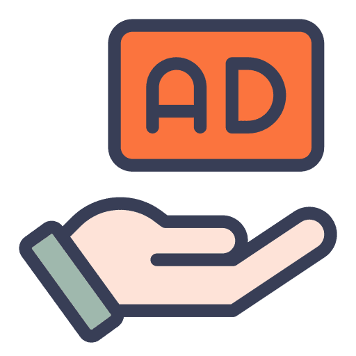 Advertising client customers advertising icon