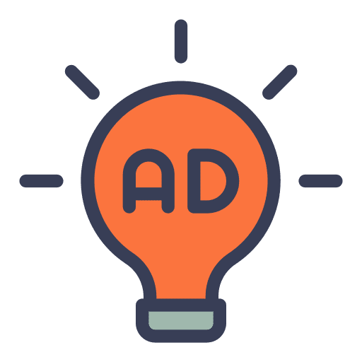 Advertising goal objective advertising icon Advertising goal objective advertising icon