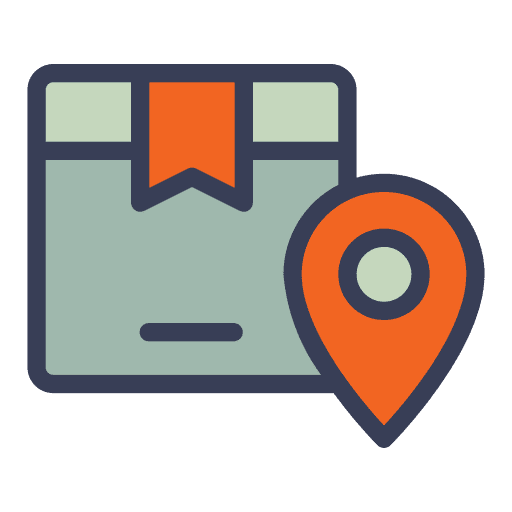 Box location box cargo icon
