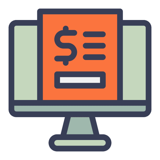 Money invoice payment ticket icon Money invoice payment ticket icon
