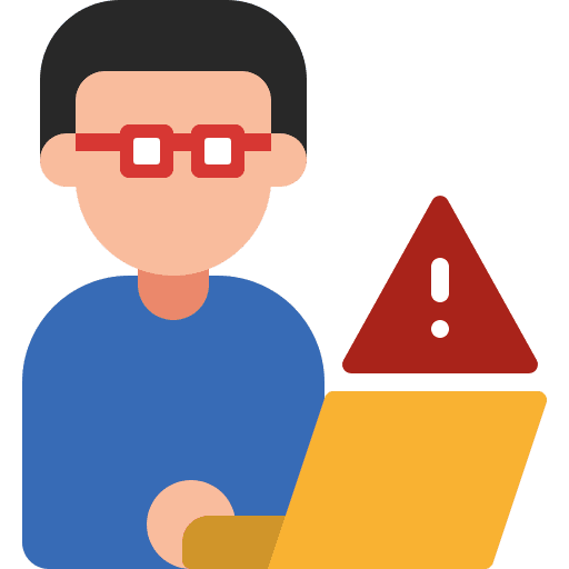 Product management error marketing problem solving icon