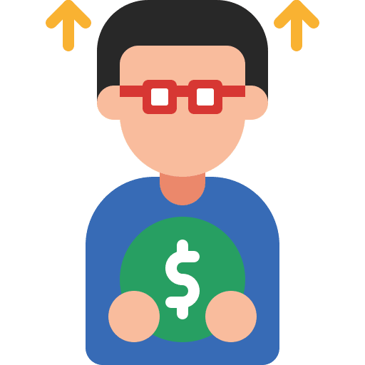 Profit growth investment money profit growth icon