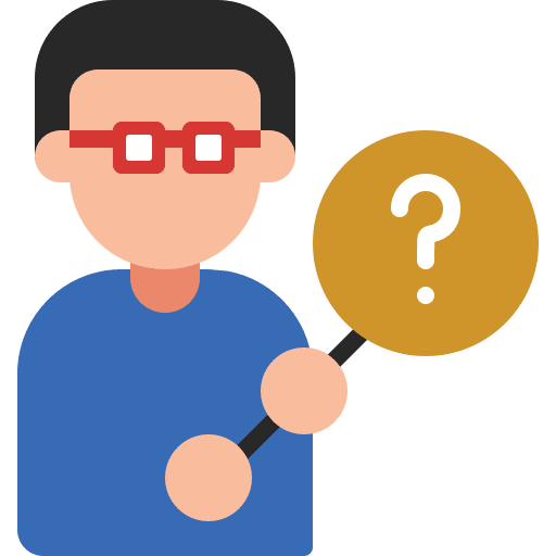 Question user find question icon Question user find question icon