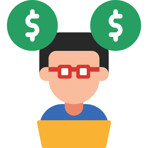 Money management asset management money management investor icon Money management asset management money management investor icon