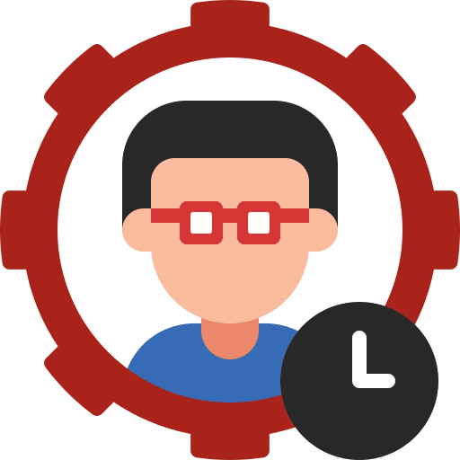 Performance user productive gear icon Performance user productive gear icon