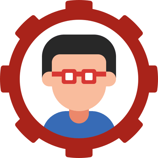 Settings development management user icon Settings development management user icon